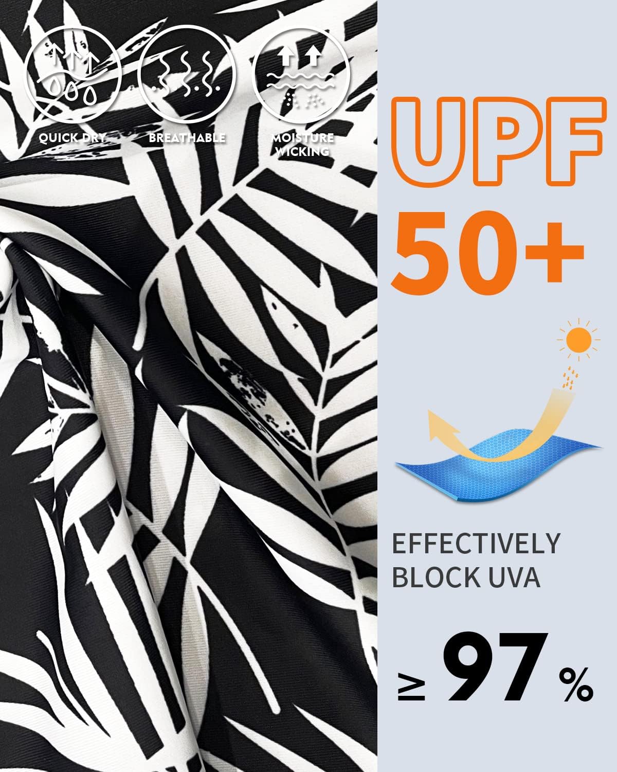 WOWENY Women's Swim Skirts Swimsuit High Waist Swimming Skorts with Shorts Bikini Bottoms with Pocket Bathing Suit Bottoms - Image 6