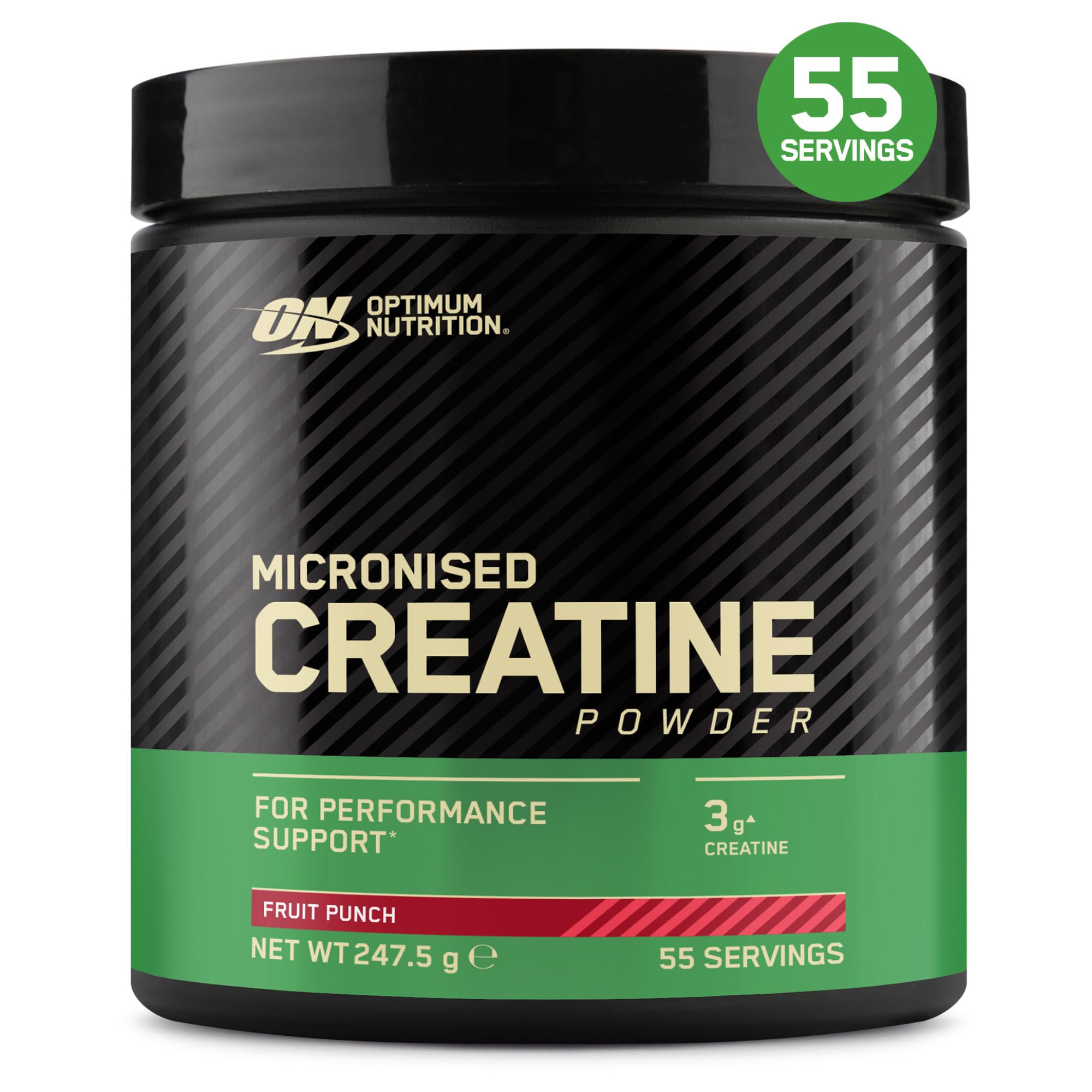 Optimum Nutrition Micronised Creatine Monohydrate Powder, 247.5g