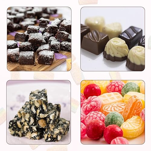 Miniatura 6 de Paquete de 300 envoltorios de caramelos, envoltorios de chocolate y caramelo antiadherentes, hojas cuadradas de papel encerado, papel de caramelo