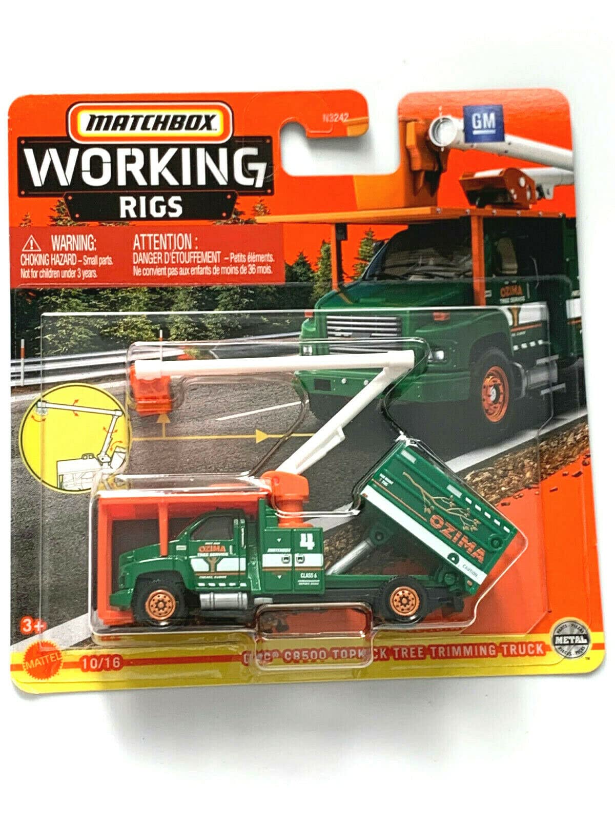 Amazon.com: MBX Matchbox Working Rigs C8500 Topkick Tree Trimming