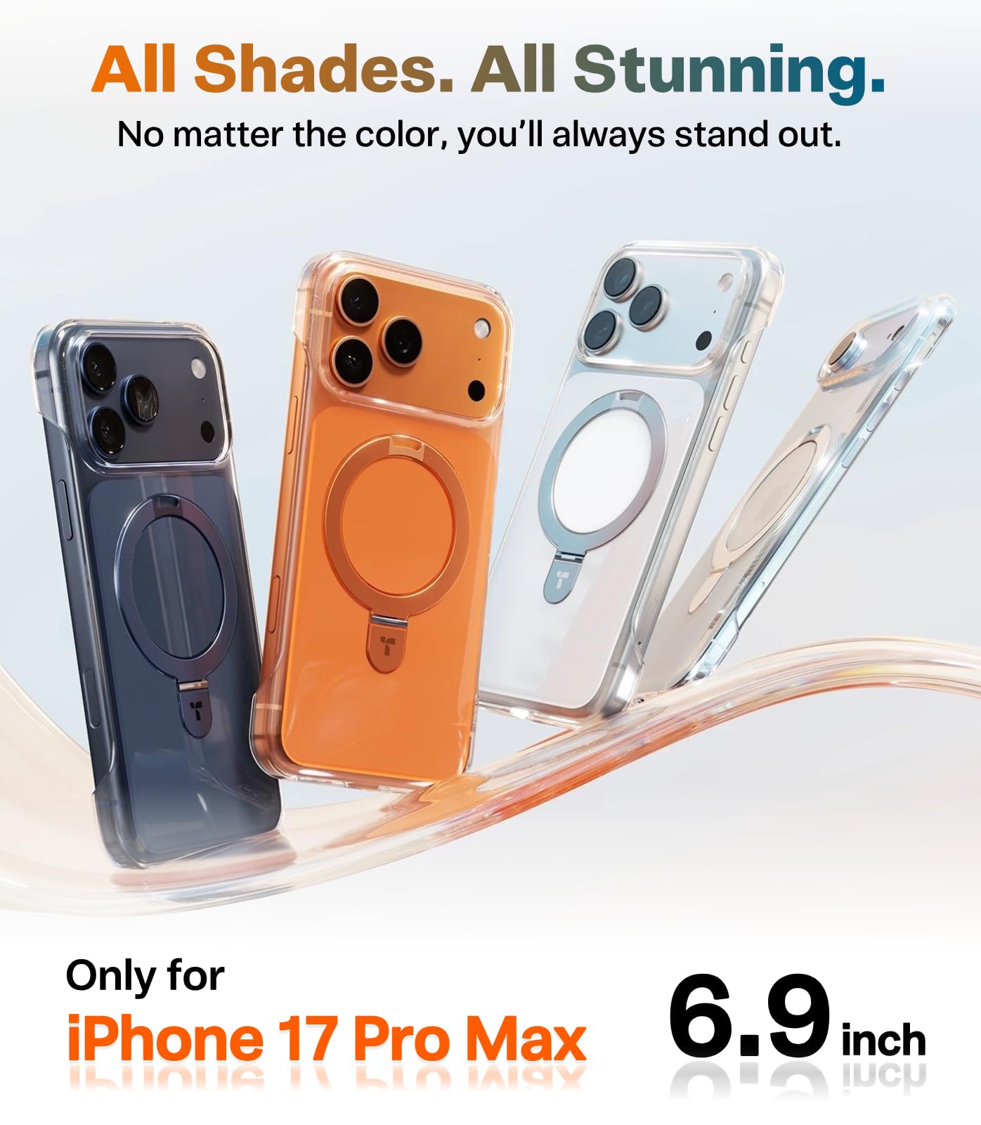Amazon.com: TORRAS for iPhone 17 Pro Max Case with Magnetic Stand