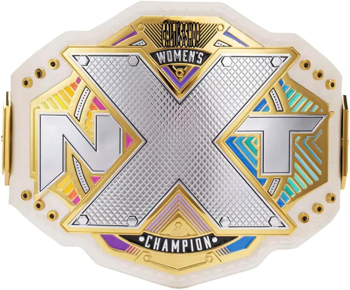 NXT Championship Belt, NXT World Heavyweight Wrestling Belt - Replica Title Adult size Heavyweight Championship TITLE
