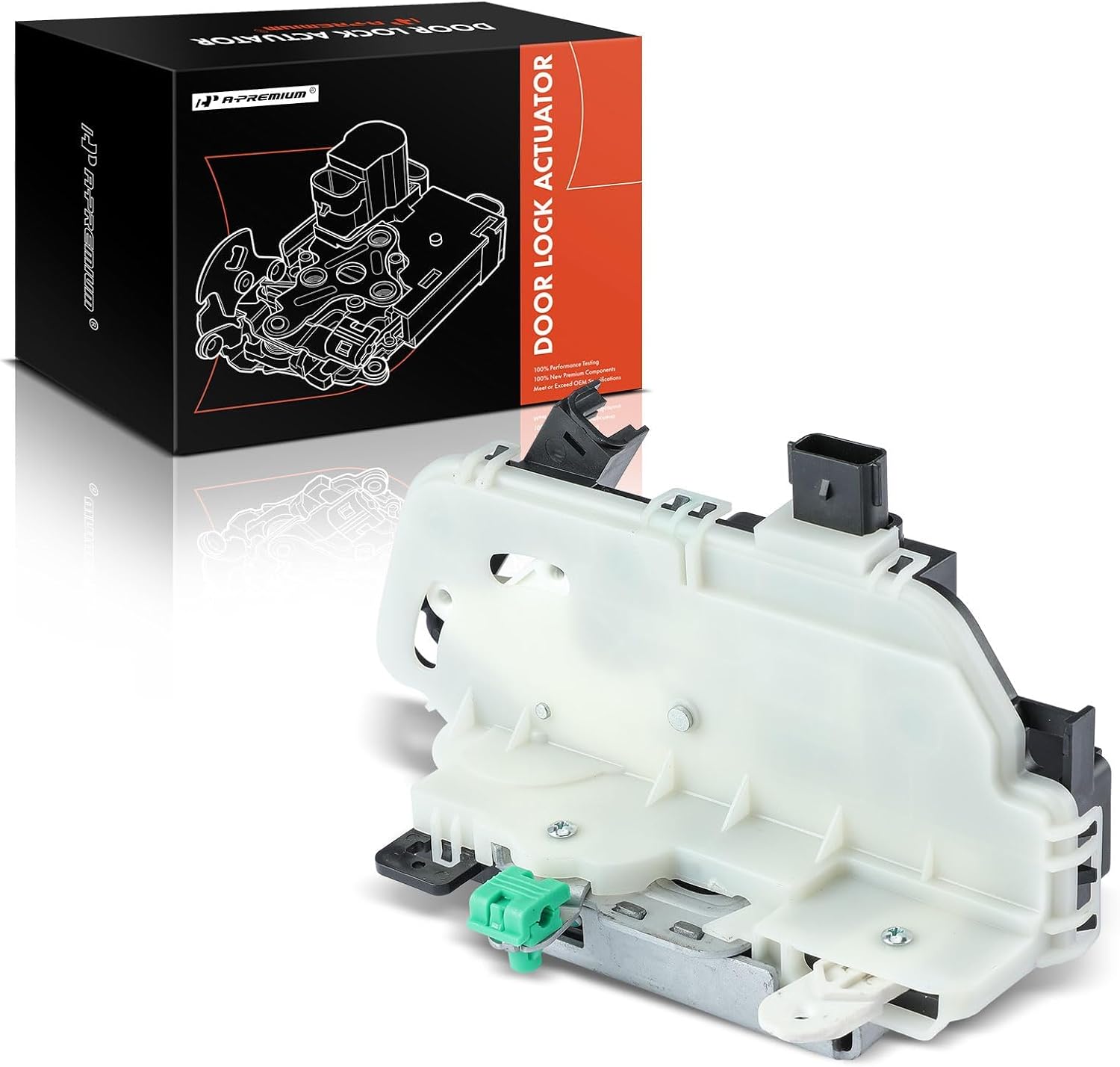 A-Premium Front Left Driver Side Door Lock Actuator Compatible with Ford Mustang 2010-2014, Flex 2009-2019 & Lincoln MKT 2010-2017