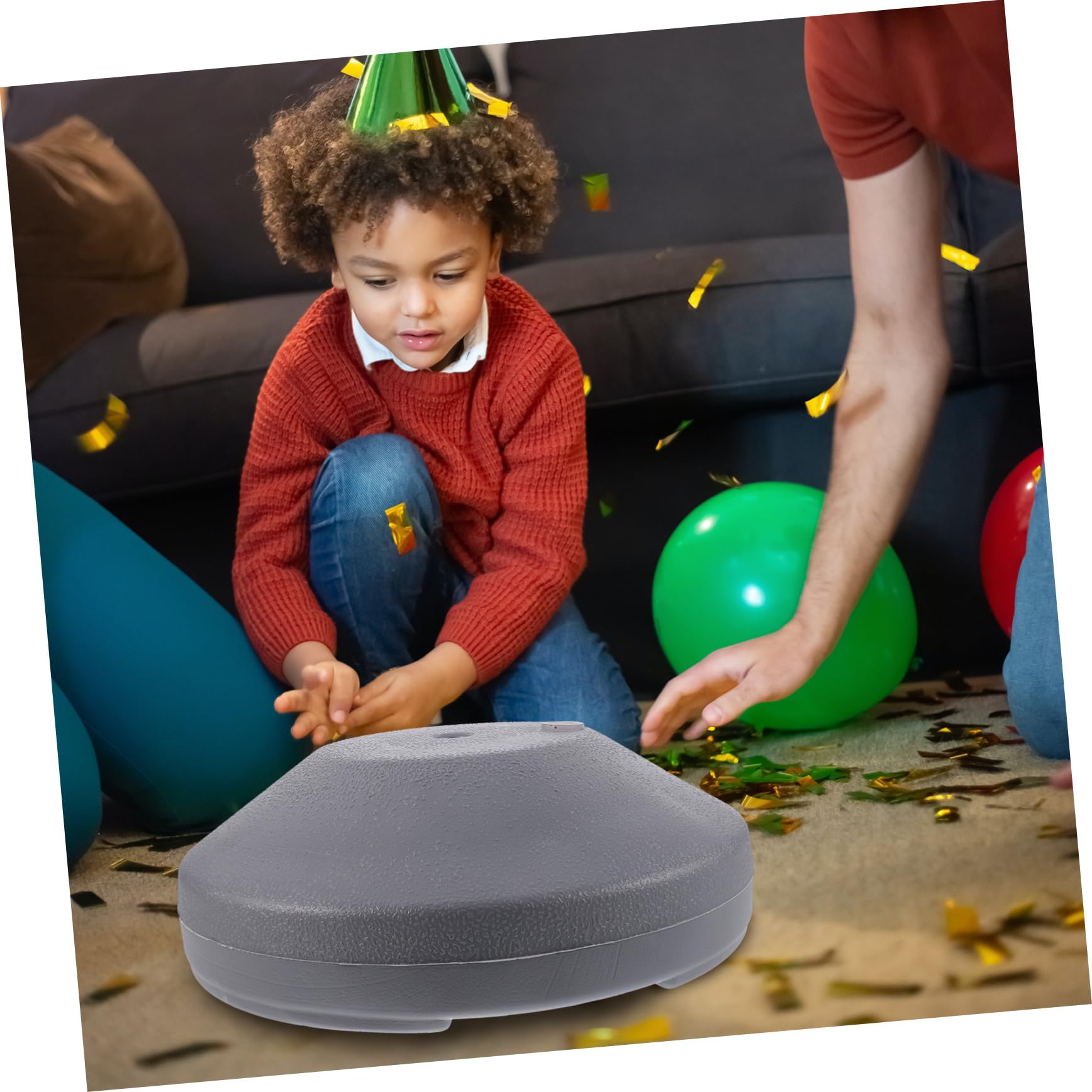 OUNONA Base Para Banderas De Globos Bolsa De Pesas De Resistente Al Viento