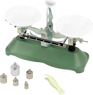 QWORK Balance Scale, 100g / 0.1g, Laboratory Triple Beam Balance Beam Scale for Teaching Tool