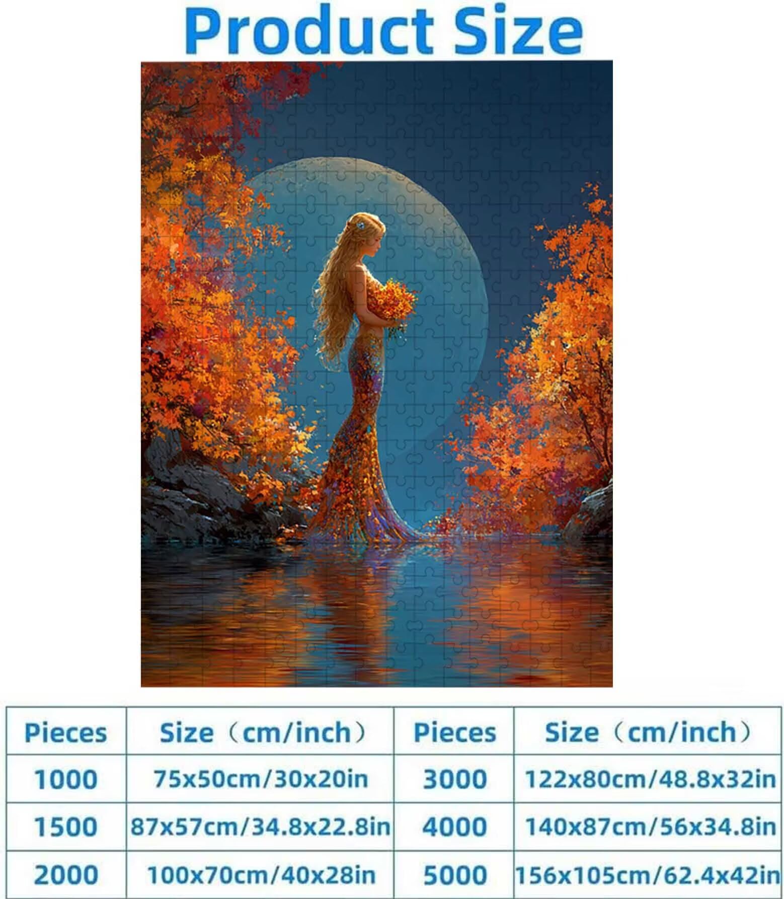 Puzzle 4000 sztuk Puzzle dla dorosłych 140x87cm Gra edukacyjna prezenty dla dorosłych i dzieci w wieku 14 lat, kreatywny prezent na relaks kobieta kwiat PjY979 1-V