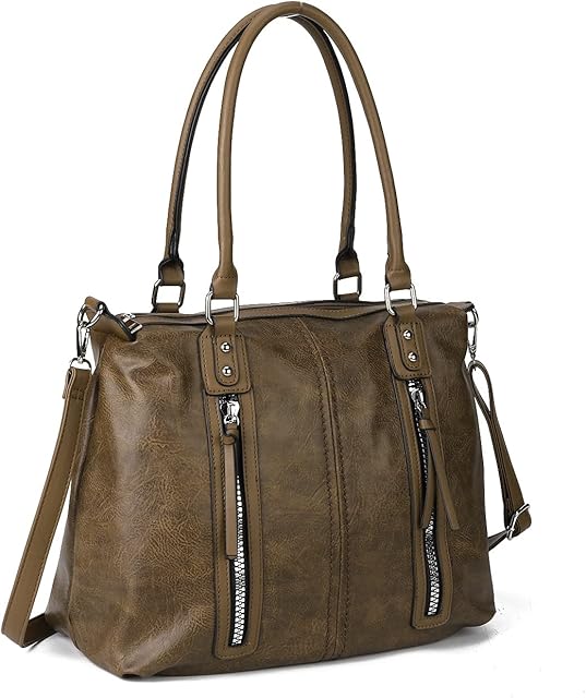 Gladdon Hobo Bags for Women, Large Capacity Top Handle Bags with Multi Pocket, Tote Shoulder Handbags Faux Leather Crossbody Bag for Work School Travel