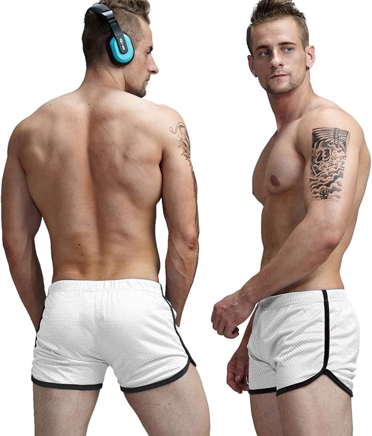 AIMPACT Mens Running Shorts Breathing Workout Gym Booty Short Shorts - Image 4