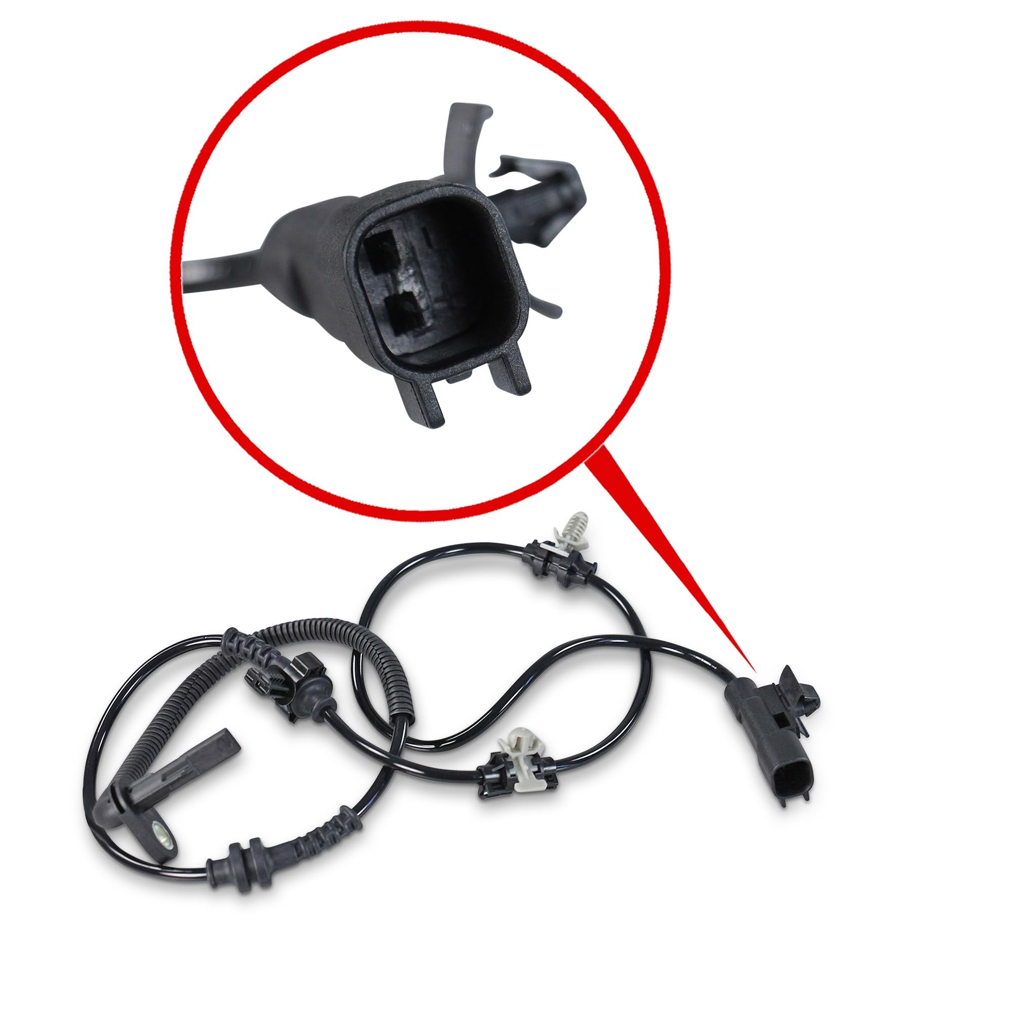 2x Sensore ABS, anteriore, lunghezza 977 mm | Compatibile con: OPEL ASTRA K, ASTRA K Kasten/Kombi, ASTRA K Kasten/Schrägheck, ASTRA K Sports Tourer