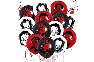 Whaline 65Pcs: Sinister Halloween Balloons