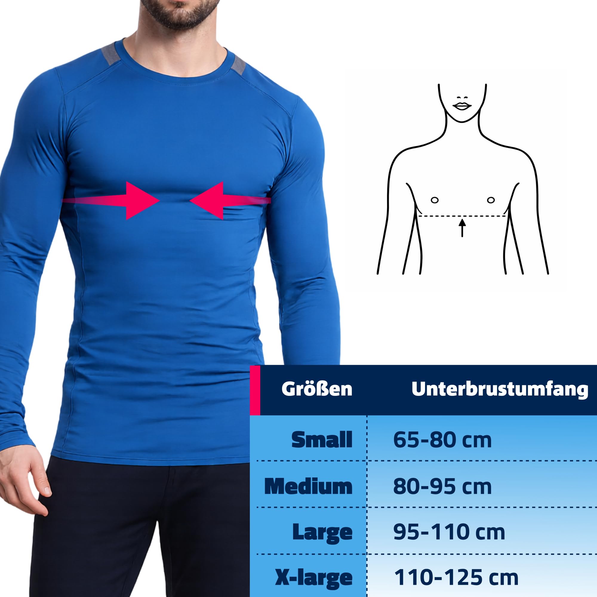 Seeger Rücken Geradehalter & Haltungskorrektur – Rückenstützgürtel für Damen und Herren, Schultergurt Haltungskorrektur für geraden Rücken, Clavicula Bandage, verstellbar, Made in Germany