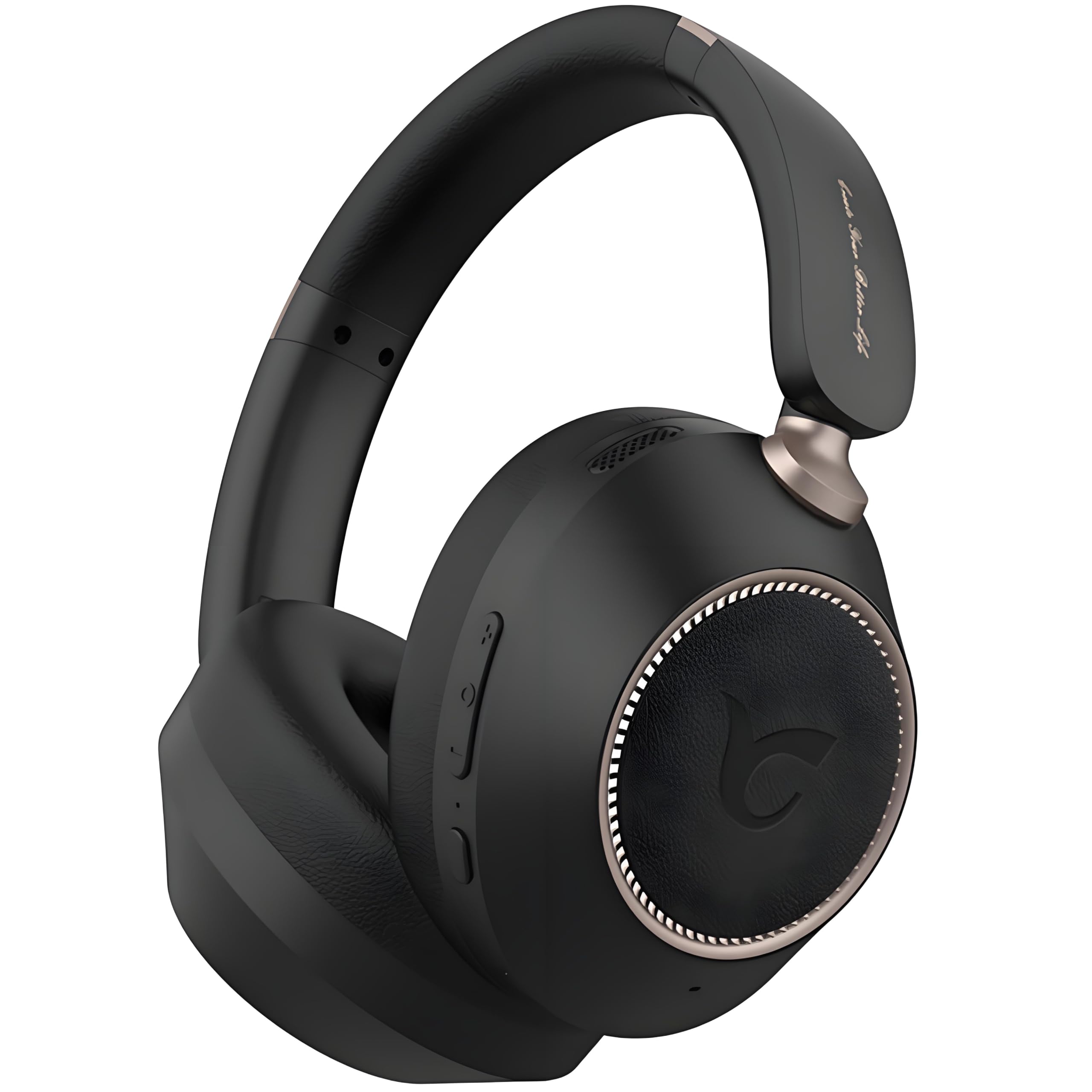 CYBORIS Active Noise Cancelling Headphones, Bluetooth 5.4 Wireless On Ear ANC Headphone with 65H Playtime, Deep Bass, Low Latency, Foldable Headset with Mic for Travel/Office/PC (Black)-image-33
