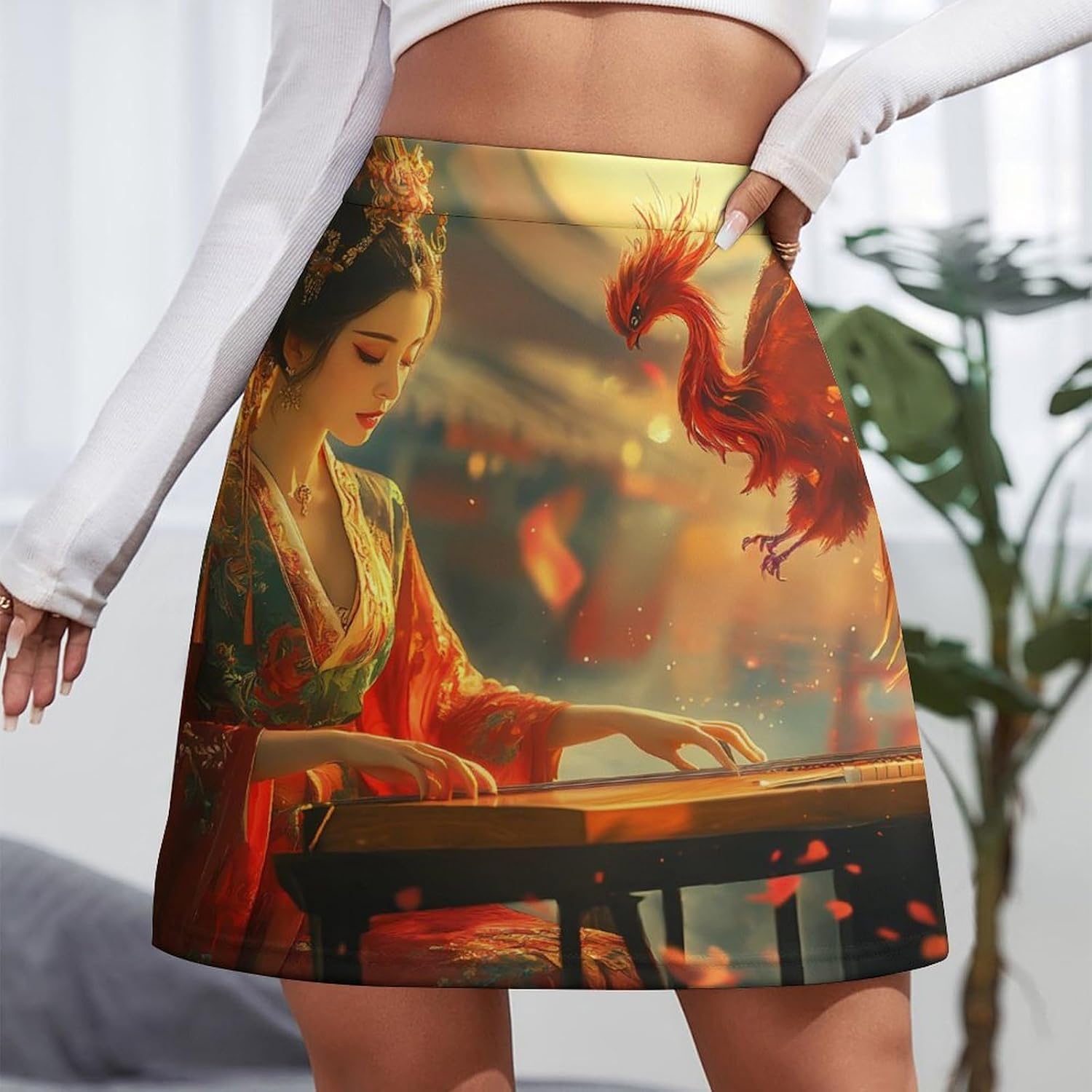 Beauty Girl Phoenixs Skorts for Women Mini A-line Skirt Casual Tennis Golf Short Skirts