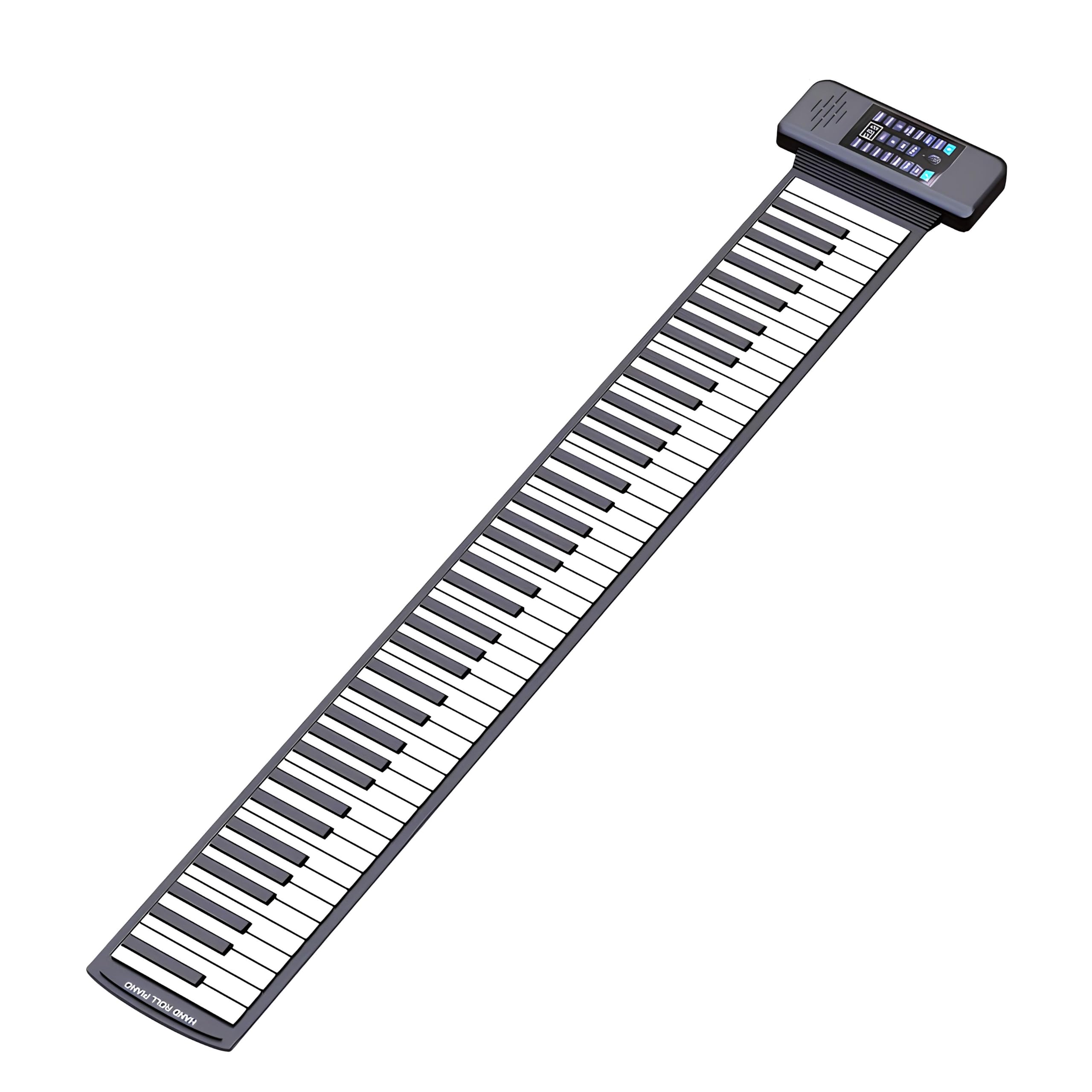 Teclado Digital Plegable de 88 Teclas con Bluetooth, Teclado Electrónico Portátil con Teclas de Tamaño Completo para Principiantes y Práctica
