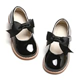 Toddler Girl Mary Jane Dress Shoes-Little Girl School Uniform Shoes for Wedding Party