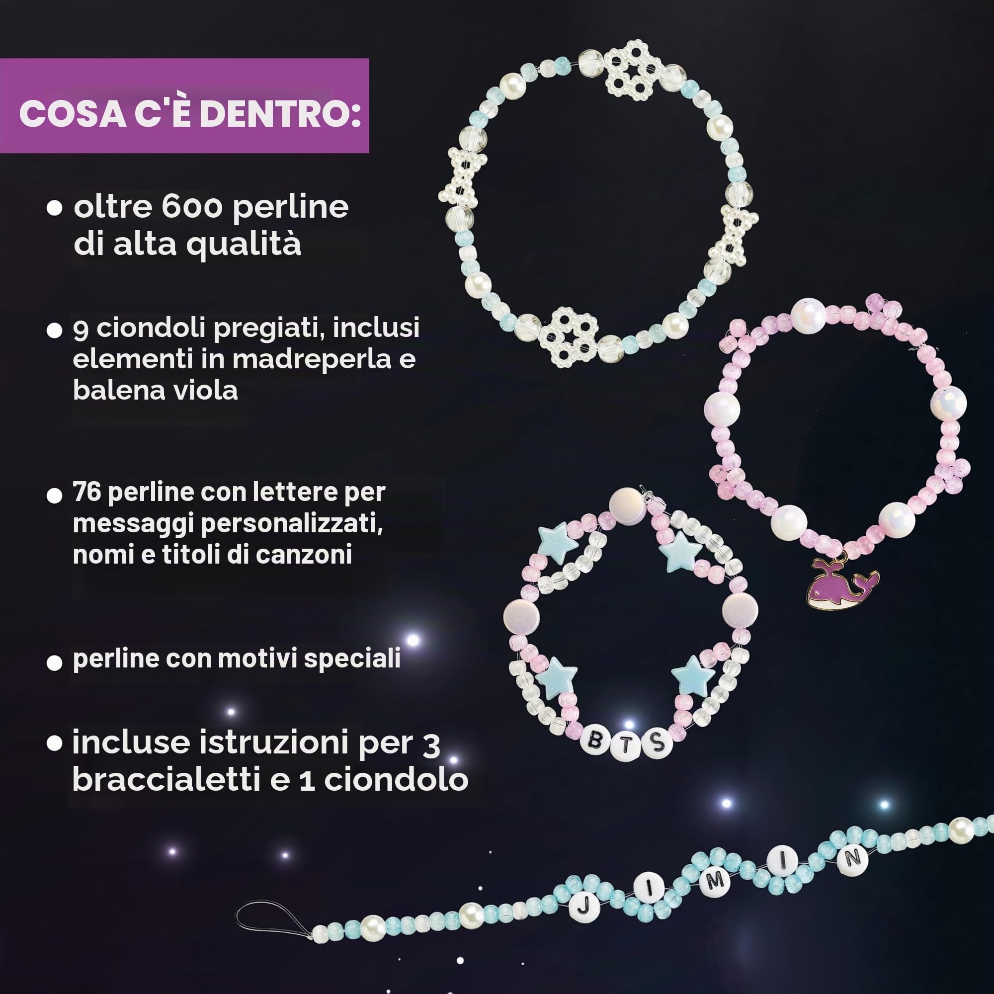 BTS – Set di Gioielli da Tour: Army Beats – Il Set di Gioielli BTS Non Ufficiale