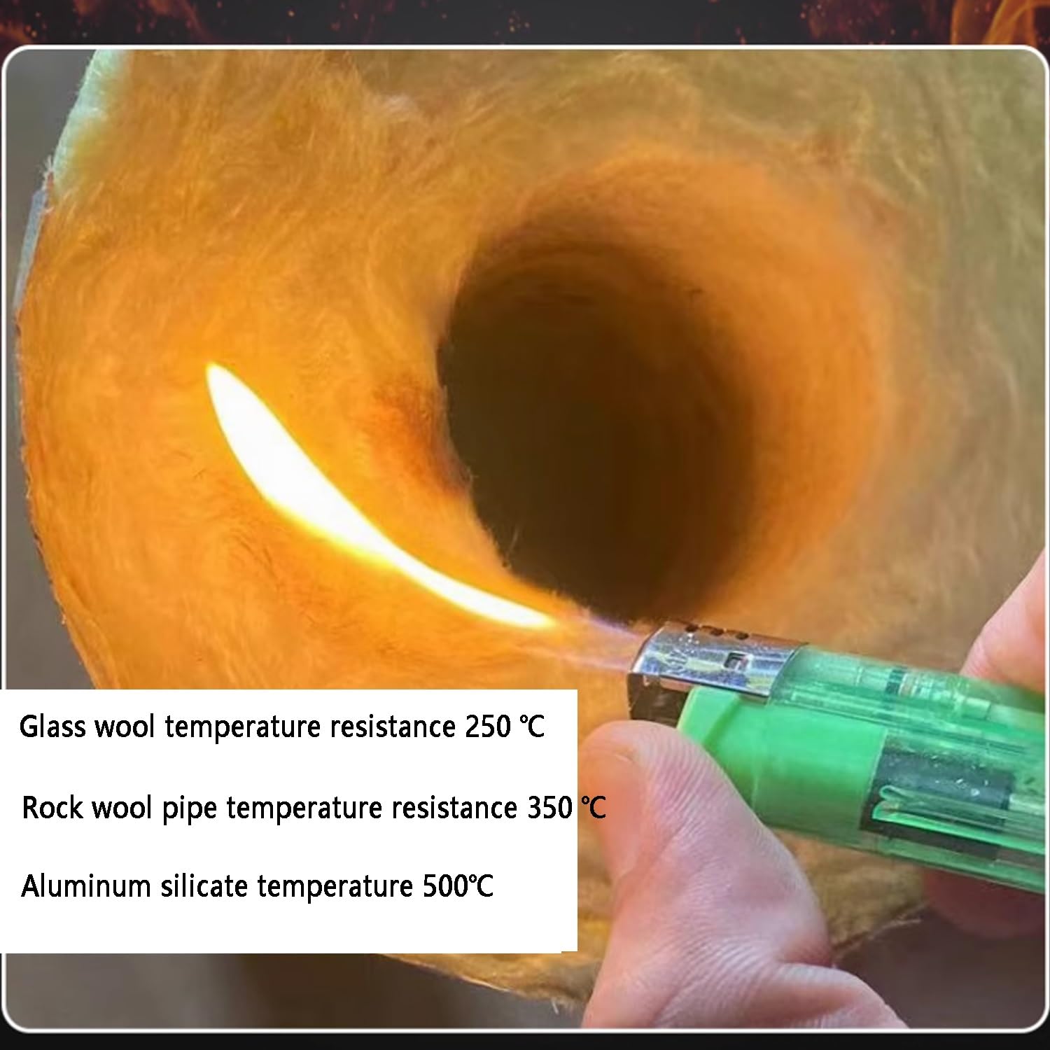 Rura z pianki izolacyjnej do rur, pianka samoprzylepna, rura z folii aluminiowej z wełny szklanej, redukcja hałasu, amortyzacja wstrząsów, średnica 219 mm, 50 mm TH