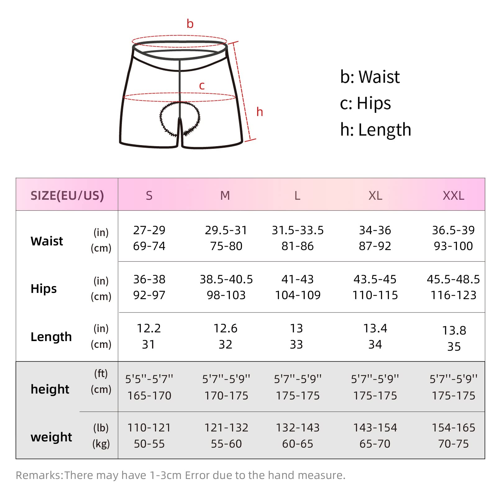 Shorts de Cyclisme Femme Rembourrés Gel 5D Respirants Antichoc, Size: L, Color: Bleu