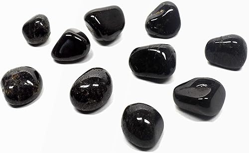 Miniatura 5 de Deep Garnet - Guijarros de piedra pulidos con piedras preciosas naturales brillantes de cristal mineral Frreform, cabujón de cabujón - India (10