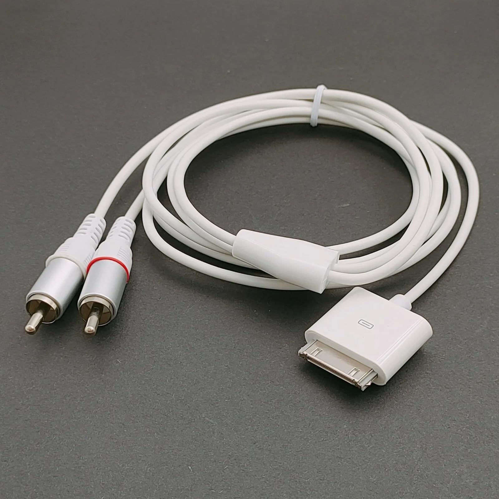 Amazon.com: elytronic 30 Pin Male Jack Cable to 2 RCA Audio Cable
