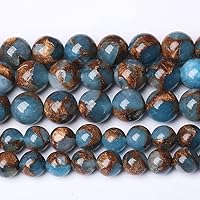 Vista 21 de 60 piezas de cuentas de piedra natural de 6 mm de esmeralda verde Cuentas sueltas redondas de piedra de curación de energía AAA para hacer joyas