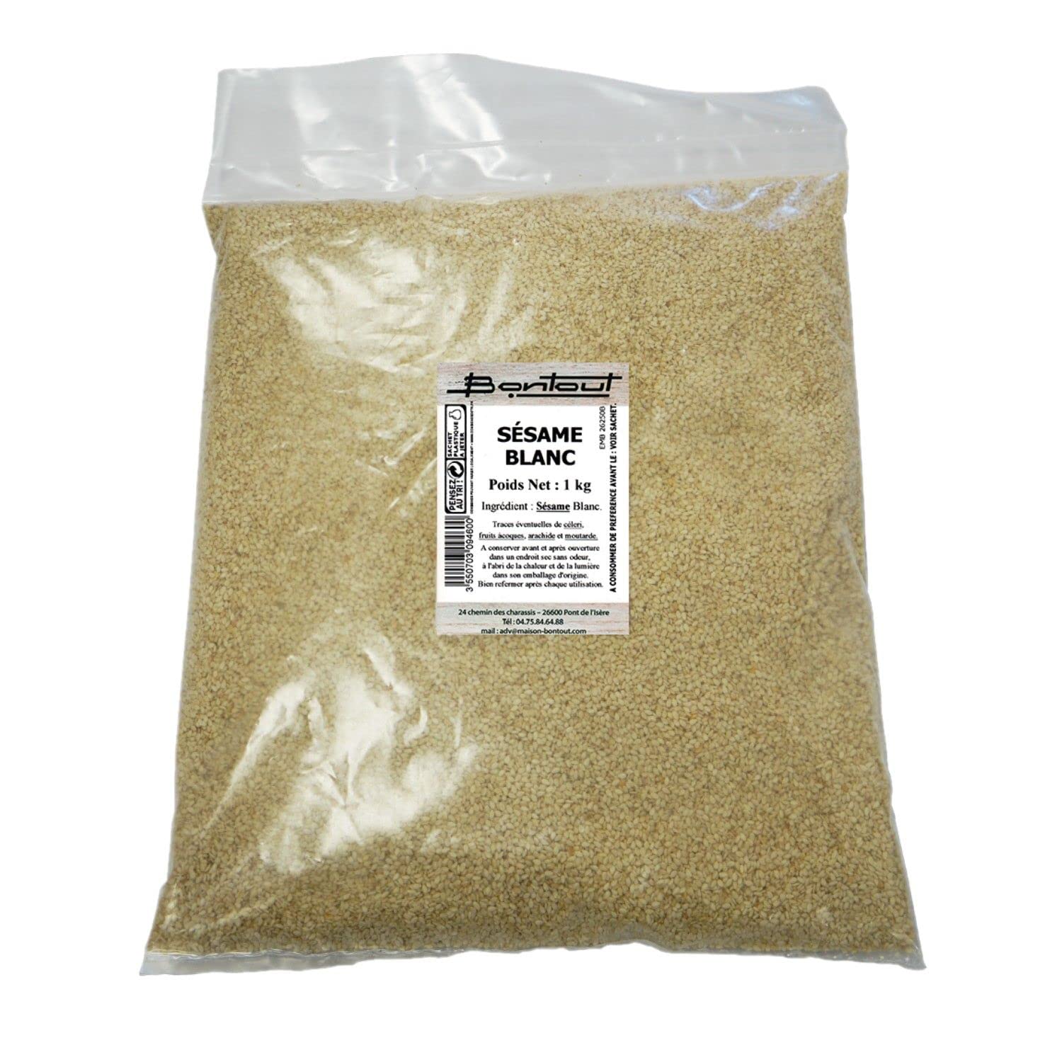 Lot 5x Sésame blanc - Sachet 1kg