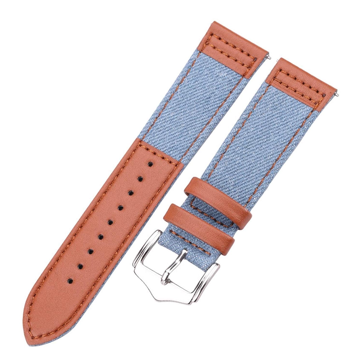 MWTSYSQ leather watch straps 22mm Galaxy Watch Strap 46mm Strap Smart Watch Accessories Genuine Leather Bracelet