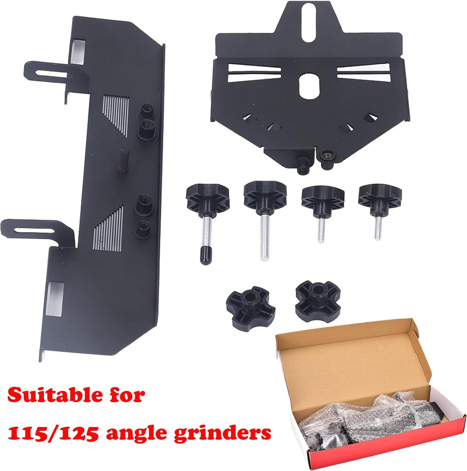 45 Degree Tile Chamfering Tool, Angle Grinder Tool for Tile Chamfering, Tile Cutting Tools ONLY for 4-1/2’’ & 5’’ Angle Grinder with Red Knobs