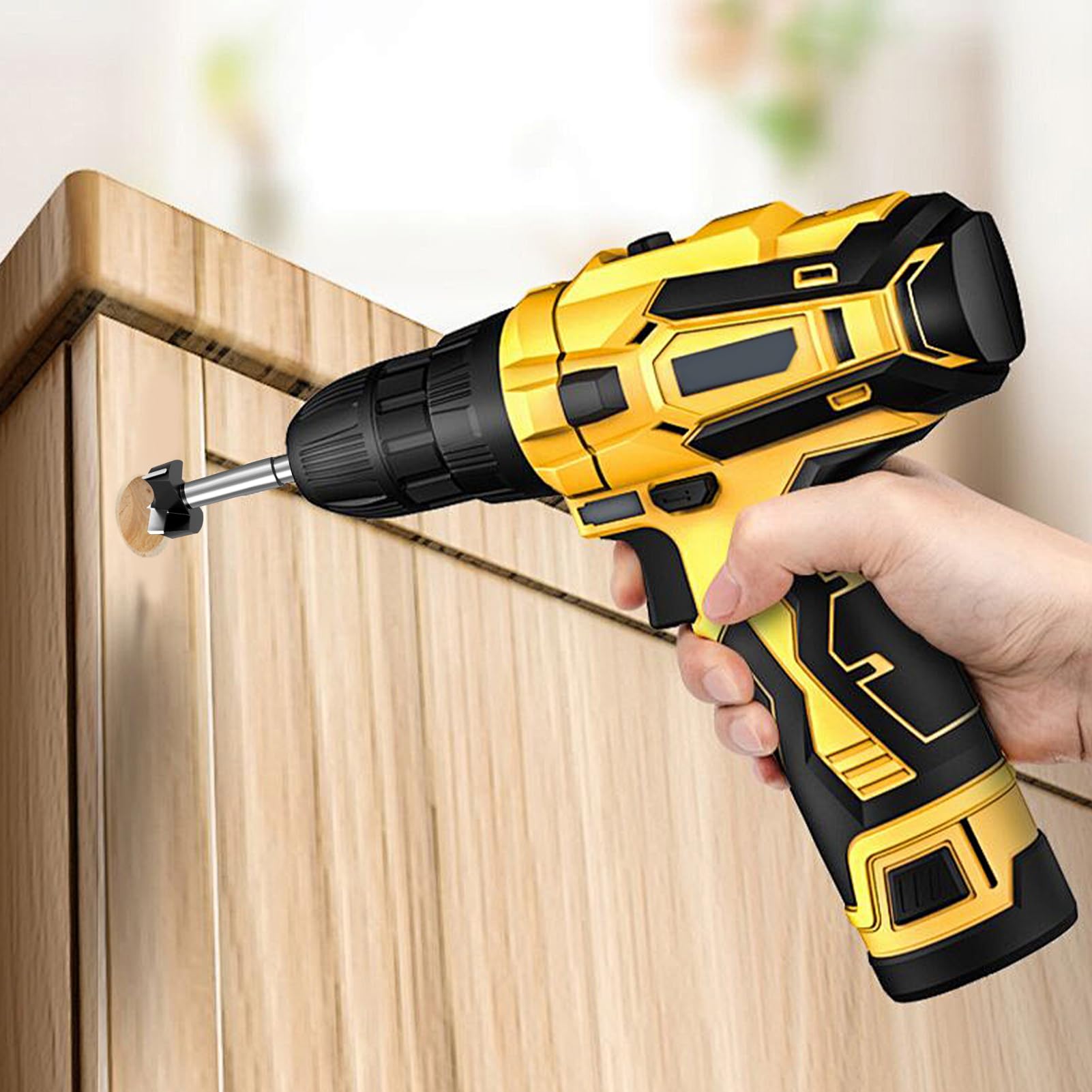 Rallonge Pour Mèche Forstner 170mm - Tige 3/8", Pince 10,5mm - Pour Perçage Et Fraisage Profond