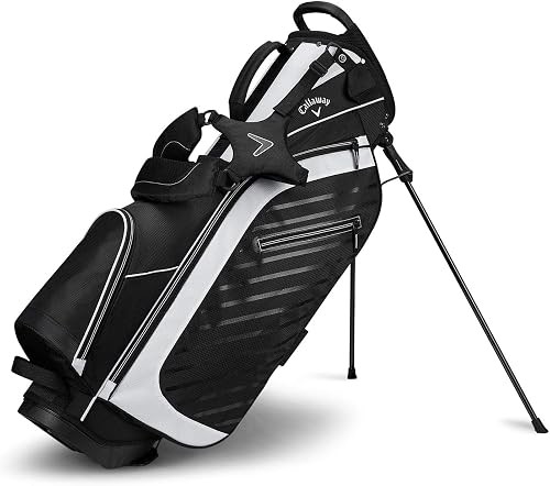 Callaway Golf-Capital Prime 4.0 Stand Bag,Black/White/Charcoal