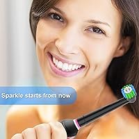 Vista 7 de Cabezales de repuesto para cepillo de dientes compatibles con Braun Oral-B, paquete de 8 cabezales de cepillo eléctrico profesionales para cabezales