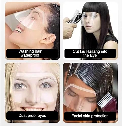 Miniatura 7 de 100 piezas de protector facial transparente para ducha, visera de ducha, parches para cejas