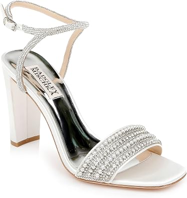 Badgley Mischka Womens Kari Block Heel