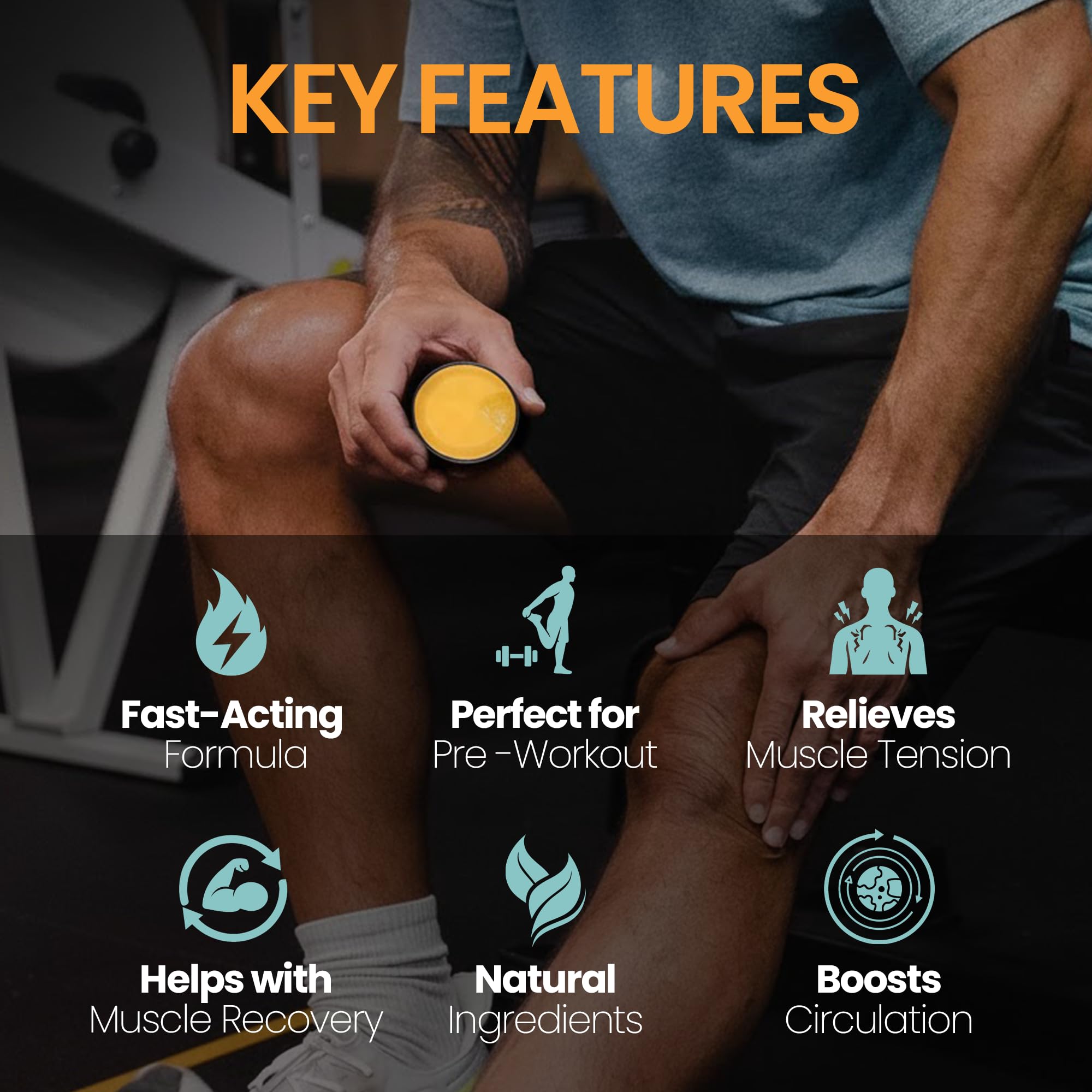 Pre-Activity, Activating Muscle Rub Salve, Boosts Circulation, 3oz — Amazon image 4