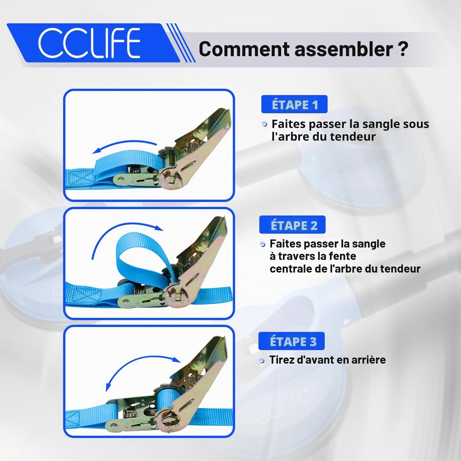 CCLIFE Ventouse 2 Pièces Ventouse Double Ventouse pour Transport de Vitres, Carreaux, Meubles, Pare-Brise de Voiture Charge 120 kg