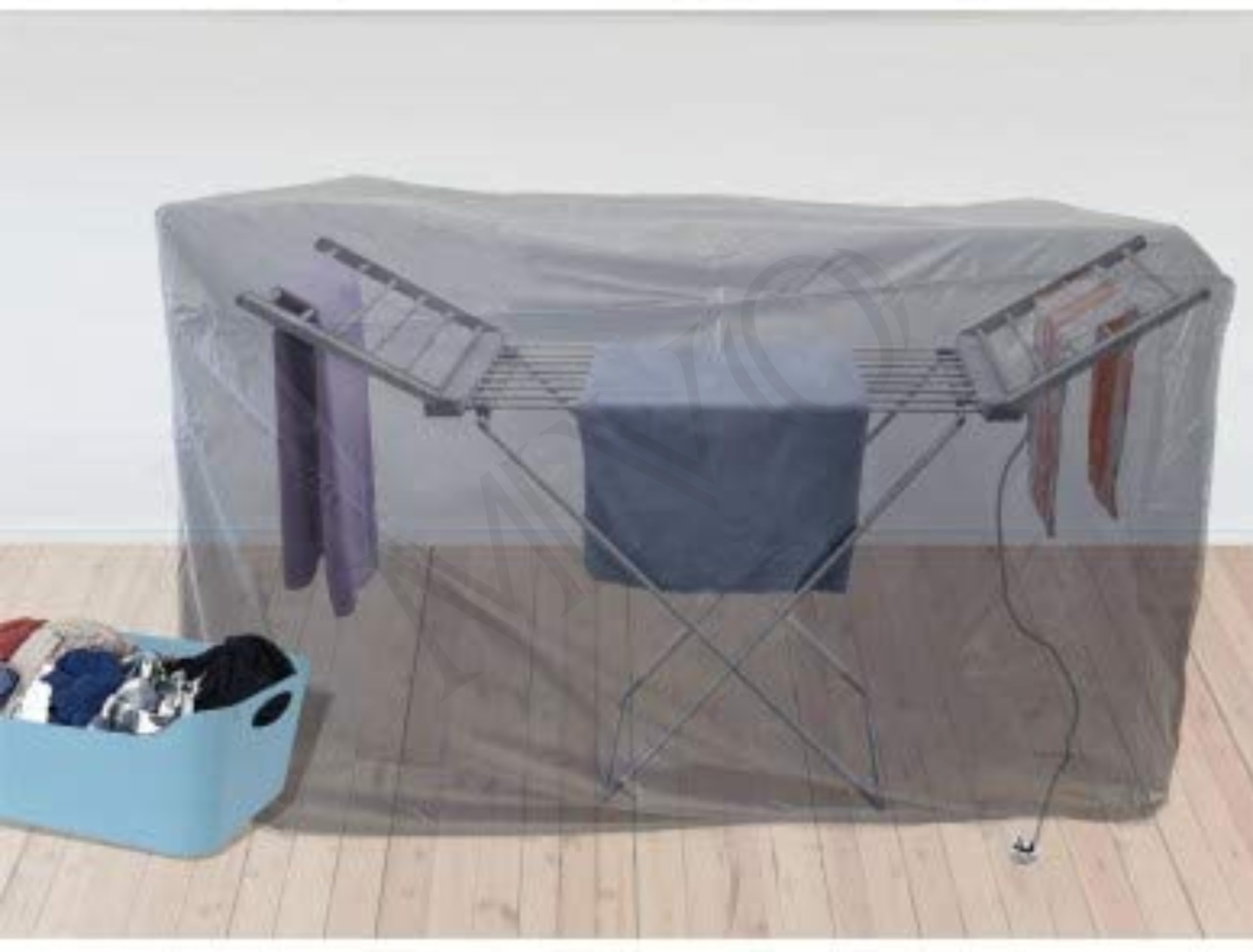 M-V-O Indoor Free Standing Winged Airer Clothes Drying Cover, Helps to Speed Up Drying Time For Less