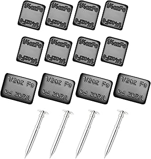 Kypikosp Pinewood Weights Kit - 4pcs Derby Axles & 4OZ 12pcs 2 Sizes Derby Weights for Pinewood Car Axle Kit Derby Car Weights Pine Derby Wheels Axles Less Friction, Improve Speed