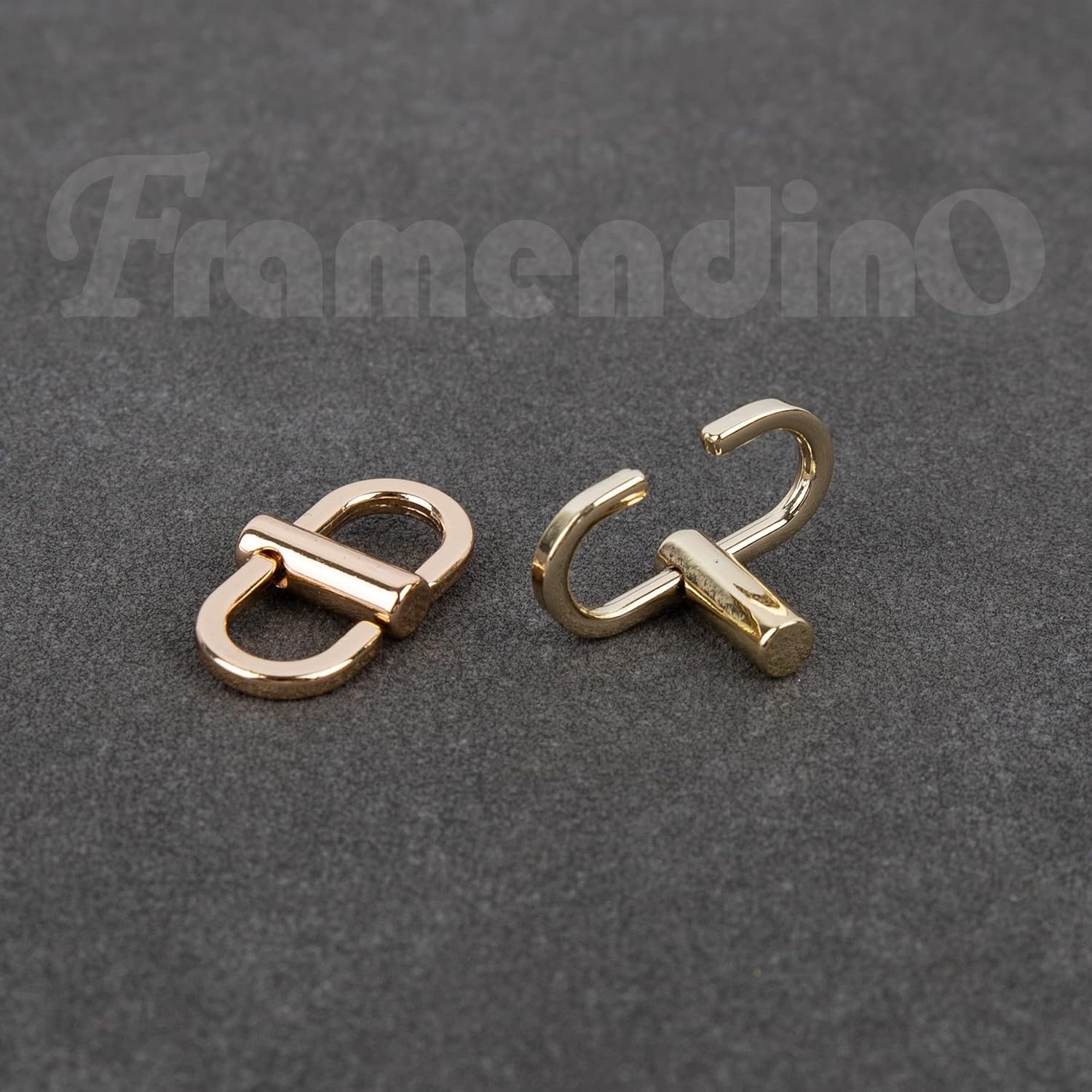 Framendino, 5 Pack Adjustable Metal Buckles Strap Buckle for Bag Chain Length Accessories Daily Replacement and Use