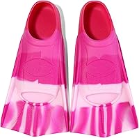 Vista 31 de Aletas de natación para niños, aletas cortas para niños y jóvenes, aletas de natación para entrenamiento de natación para niños, niñas, niños Verde