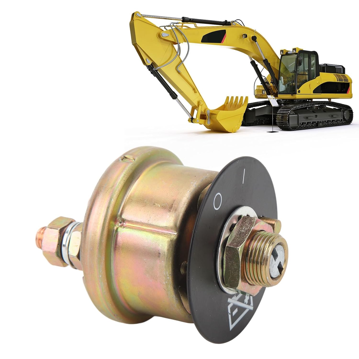 Master Power Switch - Battery Disconnect Starter Switch, Anti-Theft Ignition Disconnect for Cat Excavators, Dump Trucks