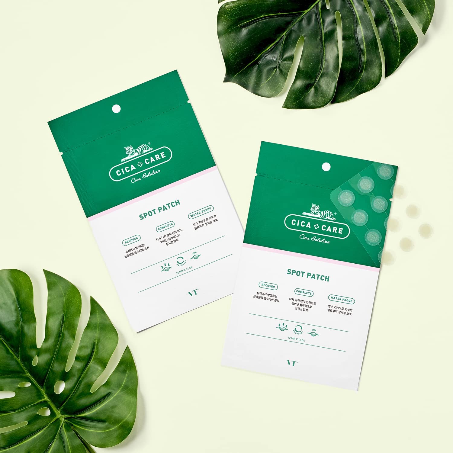 VT COSMETICS CICA Patch Bouton Étanche – Patches Anti-Acné (48 Patches)