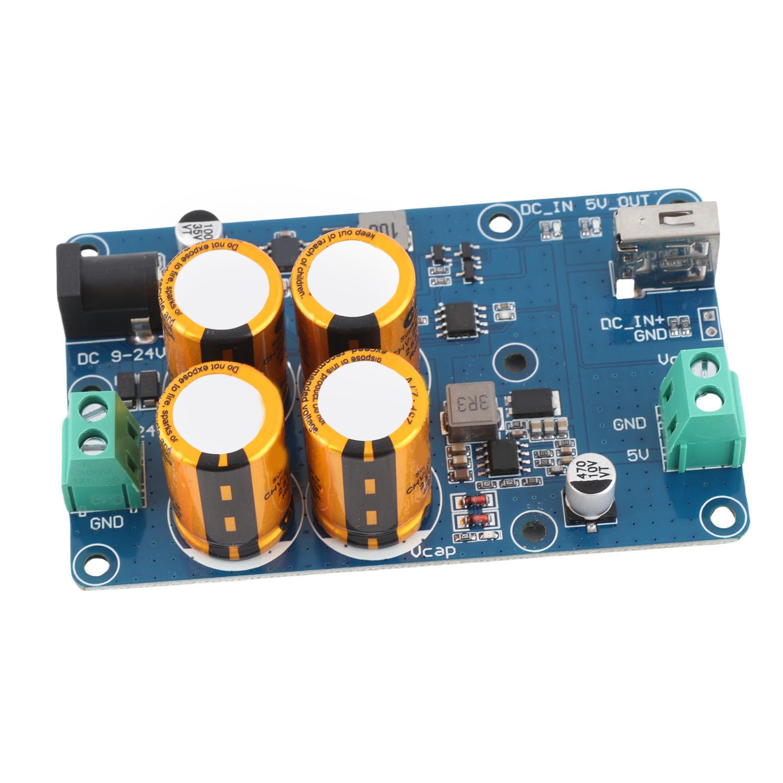 Annadue Super Condensatore UPS per RPI 9-24V In 5V 3A Out (4S)