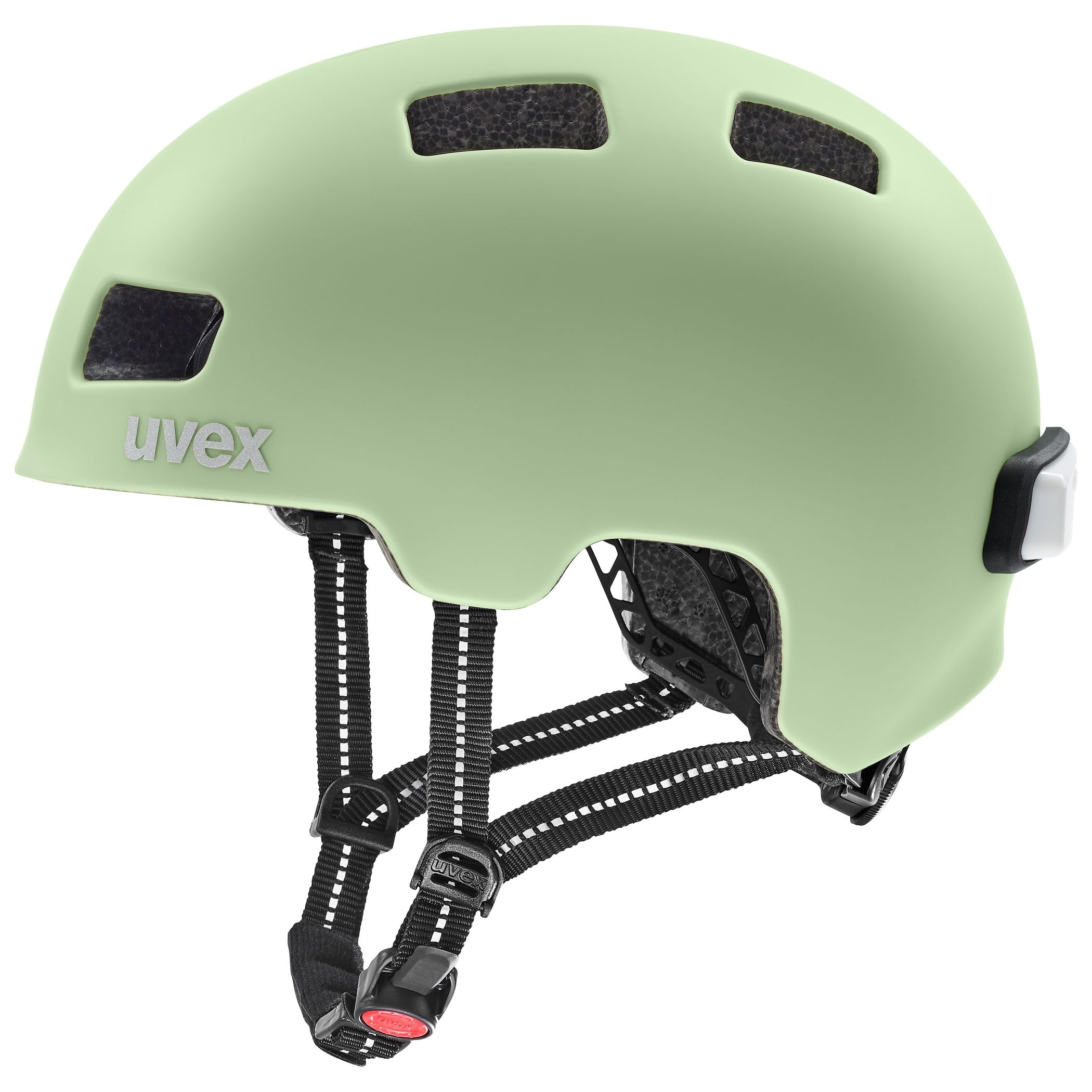 uvex City 4 - Leichter Fahrradhelm für Damen und Herren - individuelle Größenanpassung - waschbare Innenausstattung - Matcha matt - 51-55 cm
