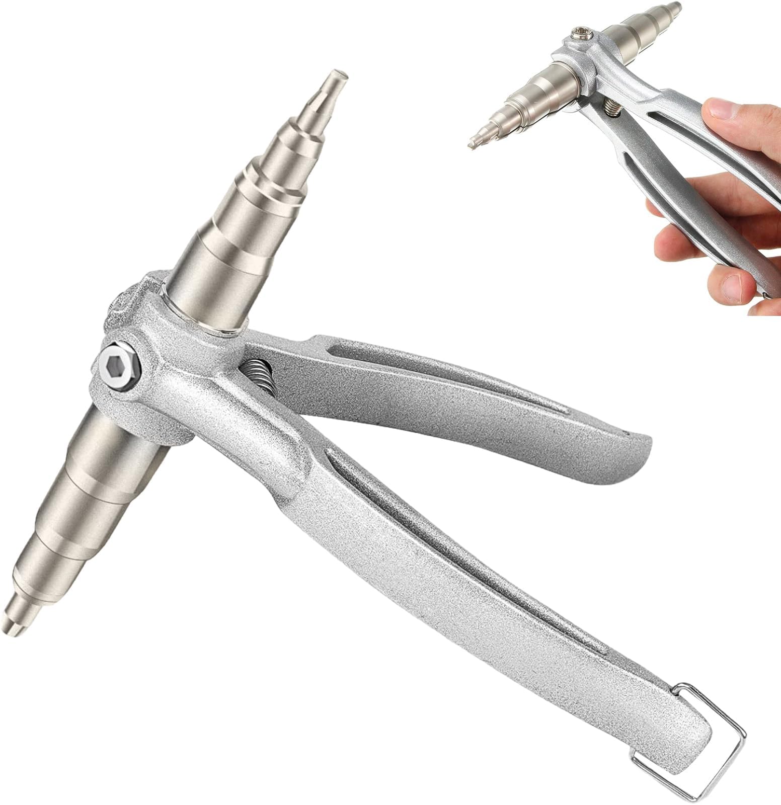 FOLAI Copper Pipe Expander - Universal Hand Tool for Refrigeration & Copper Pipe Swaging - 1/4", "5/16", "3/8", "1/2", "5/8", "3/4", "7/8" inch Tube Expander