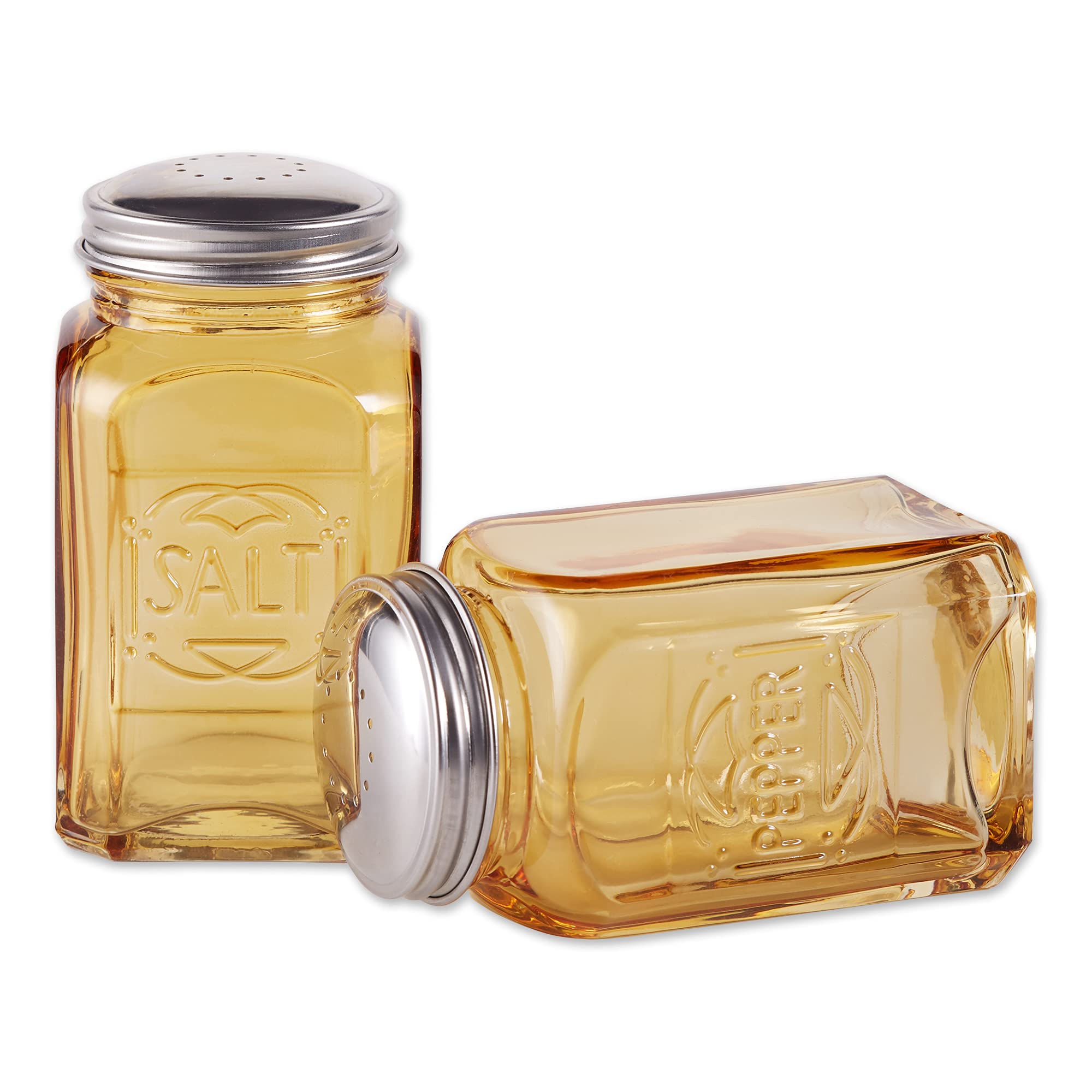 Amazon.com: RSVP International Jumbo Retro Glass Salt & Pepper