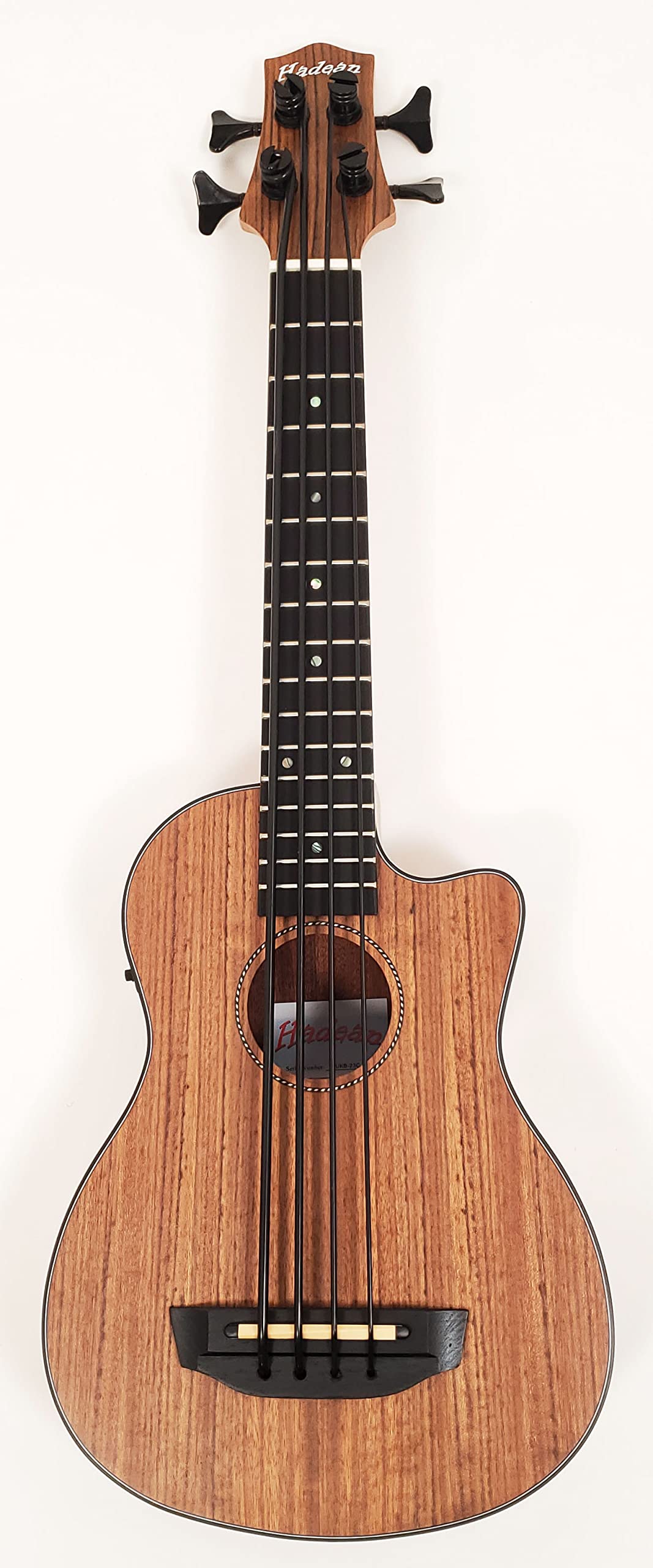 Buy Hadean Acoustic Electric Bass Ukulele UKB23C Cutaway Ubass Online