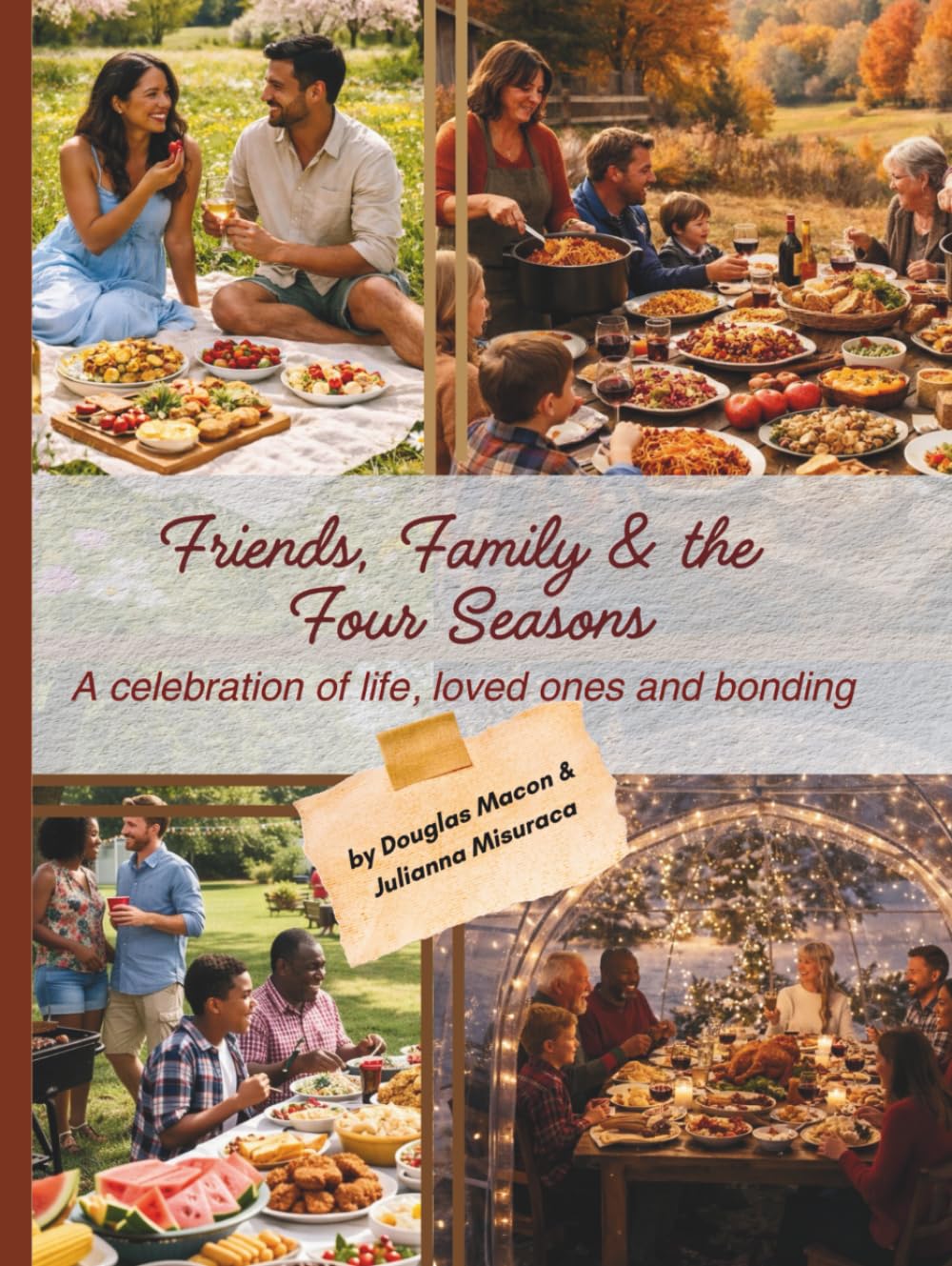 Friends, Family & The Four Seasons by Douglas Macon & Julianna Misuraca: A celebration of life, loved ones and bonding      Hardcover – Large Print, January 15, 2026