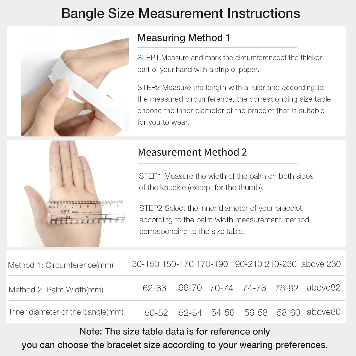 Natural Jade Bracelet Nephrite White Jade Bangle Round Feng Shui Gemstone Dainty Jewelry Hetian Jade Bangle Bracelet for Women Mom Daughter Size 54(170)-60(230) Y1012559-Y1012560