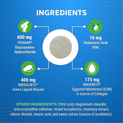 Miniatura 6 de Cosequin Elements - Suplemento para la salud de las articulaciones del perro con glucosamina, mejillón de labios verdes, omega-3, membrana de