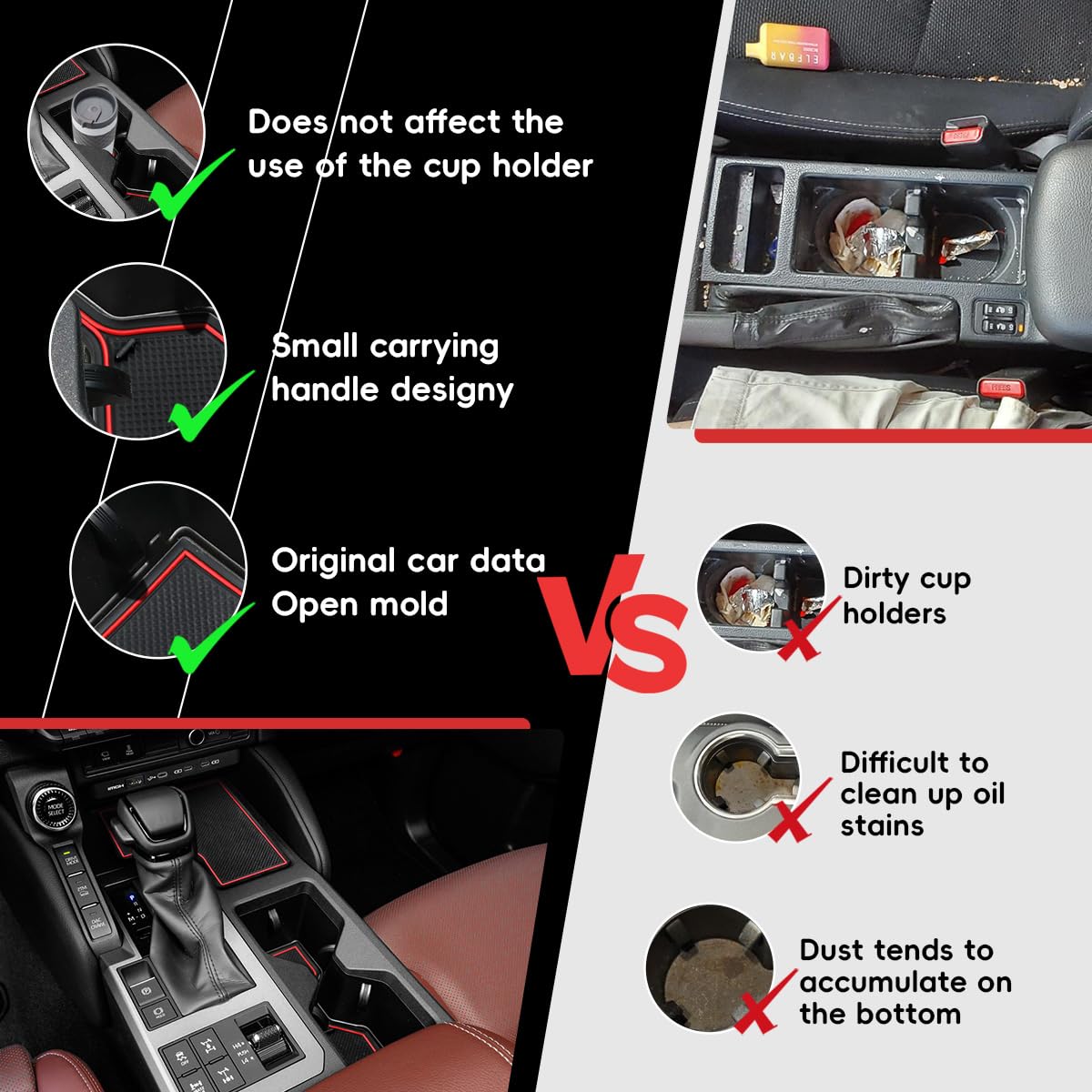 Double Cup Holder Suits 75 & 79 Series Toyota Landcruiser PRE 2011 Onl Double Cup Holder Suits 75 & 79 Series Toyota Landcruiser PRE 2011 Onl